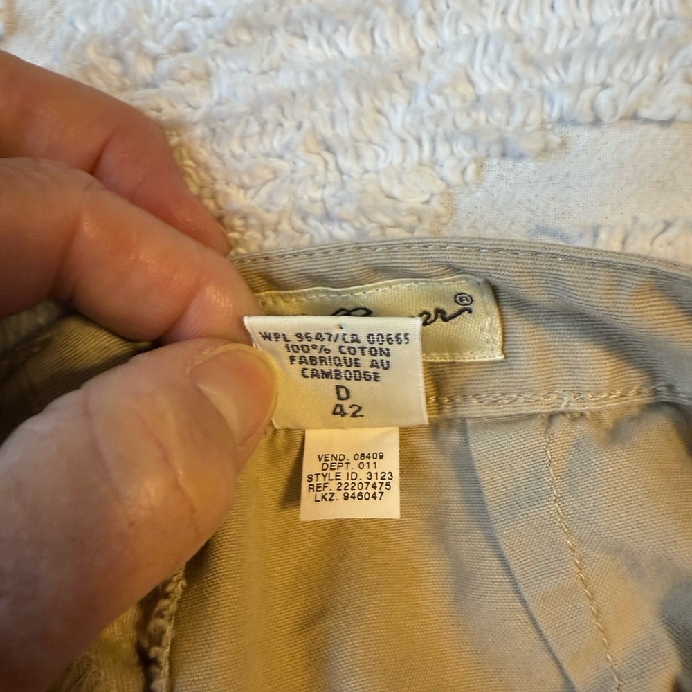 Eddie Bauer Tan Women's Shorts size 12 with pockets A18 - Picture 6 of 8